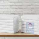 CLOROX Ribbed Bar Mops - 100% Cotton Quick Dry Extra Large Dishcloths - Absorbent Multipurpose Cleaning Cloths for Restaurants, Kitchen, Bathroom, Hotel - 16" x 19" - White 3 Pack