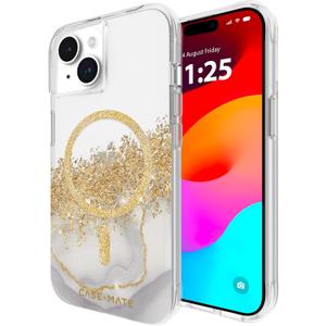 Case-Mate iPhone 15 Case - Karat Marble [12ft Drop Protection] [Compatible with MagSafe] Magnetic Cover with Cute Bling Sparkle for iPhone 15 6.1", Anti-Scratch, Shock Absorbent Material, Slim Fit