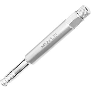 DPTOOL 12mm Back Tap Spark Plug Thread Repair Tool M12x1.25 Thread Chase Tap for Repairing Threads and Preventing Metal Shavings from Entering the Cylinder, 5.27'' Long