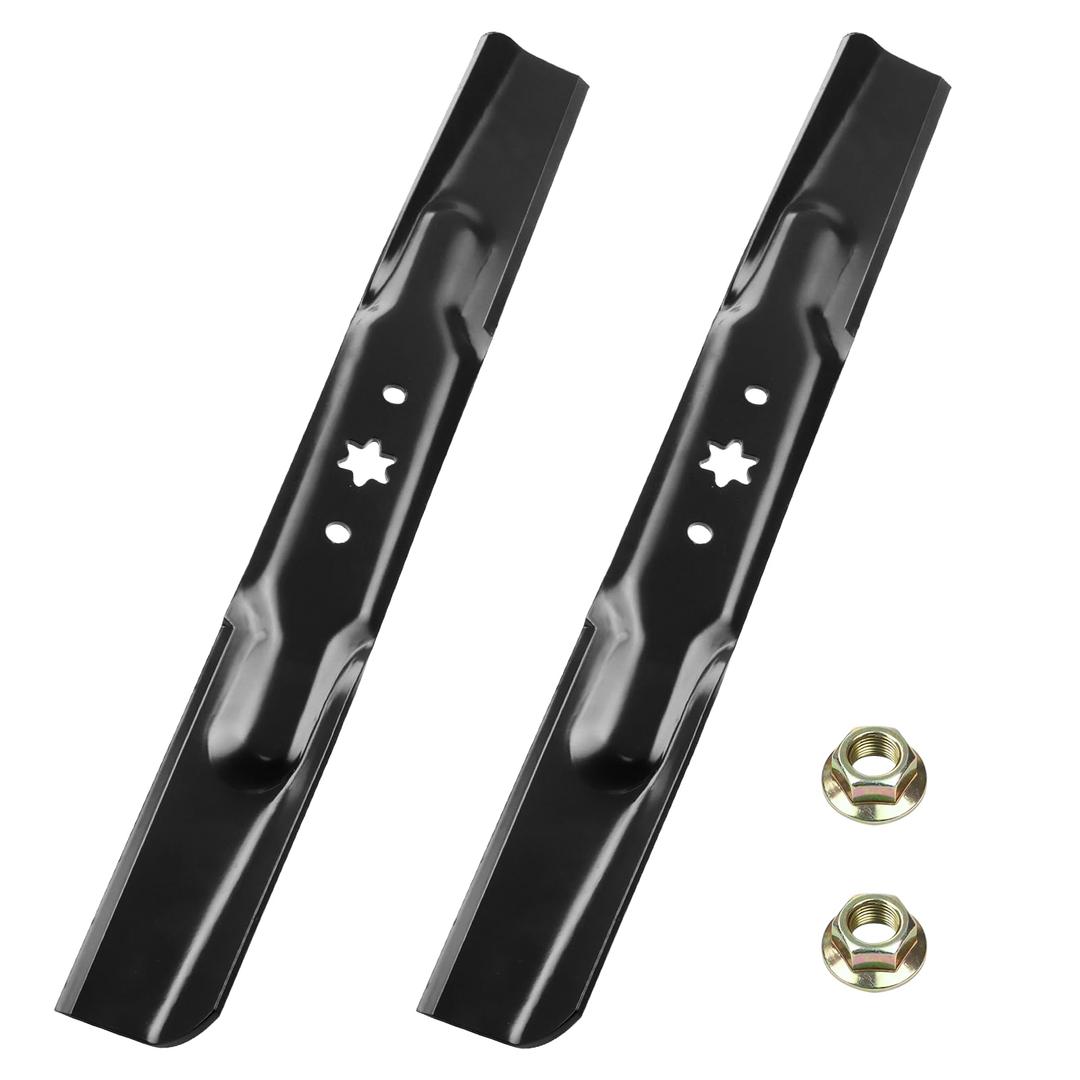 GUSUHAWK 2 Pcs 942-04308 Blades with Nut for Cub Cadet 42 inch Mower Blades