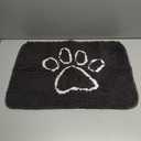 Bcoimo Super Absorbent Dog Door Mat, 30"*20" Anti Slip Mat for Muddy Paws, Pet Rugs for Dirty Paws Washable that Absorbs Moisture and Dirt, for Dog Cage and Pet Resting Carpet