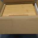 Dual Monitor Stand Riser with Drawer for Desk Laptop Desk Shelf with Adjustable Length and Angle, Bamboo Computer Stand Riser for 2 or 3 Monitors Screen Laptop PC TV -Natural