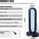 Home Disinfection Device,UV Light Sanitizer for Dust Mites, Ultraviolet Light Sanitizer for Room,UVO 254 Lamp,UVC Lamp with Remote Control