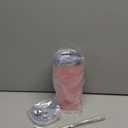 BJPKPK Insulated Tumbler 20 oz Stainless Steel Coffee Travel Thermal Cup With lids And Straws,Light Pink