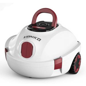 VONKO P10 Pool Vacuum for Above Ground Pool, Cordless Robotic Pool Cleaner and Above Ground Pool Vacuum, Automatic Pool Vacuum with 100-Min Runtime, Self-Parking,White