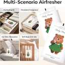 MYARO 12 Packs Baby Powder Scent Sachets Room Air Freshener for Closet Drawer Clothes Storage Small Space Odor Eliminator