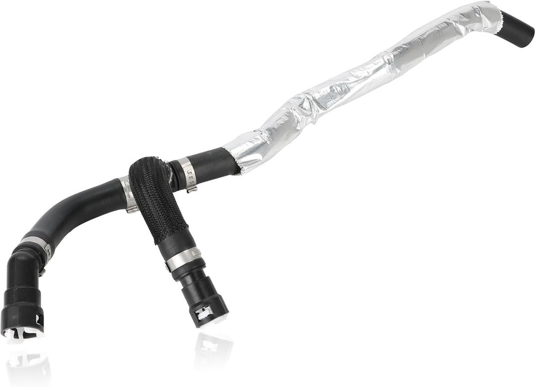 HVAC Heater Water Inlet Hose Line Assembly with Clamps Compatible with Ford Expedition 2018-2021 Lincoln Navigator 2018-2022 3.5L V6 Replacement for JL1Z-18472-B JL1Z18472B