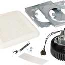 Broan-NuTone BKR60 QuickKit Ultra-Quiet Bath Fan Replacement Motor and Cover/Grille, 60 CFM, 20% more power, White