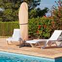 Patio Parasol 600D Waterproof Outdoor Offset Umbrella Cover - Fits Cantilever Offset Umbrella 12-14 Feet