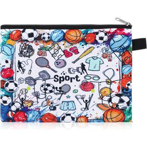 Soccer Cosmetic Bag, Soccer Gift Bags for Women Her Girls Soccers Lovers Birthday Gifts Travel Toiletry Bag Zipper Pouch