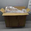 Stainless Steel Litter Box Extra Large Enclosed Cat Metal Litter Box with Lid for Big Cats High Sided Anti-Urine Leakage Non-Stick Bottom & Includes Pedal & Metal Scoop with Liner Gray