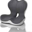 Emurliy Memory Foma Car Seat Cushion Long Driving, Office Chair Cushions Relief Back Reducing Hips Pain, Driver Support Tailbone Ergonomic Non Slip Hemorrhoid Pillow, Comfort Wheelchair Tailbone Pad