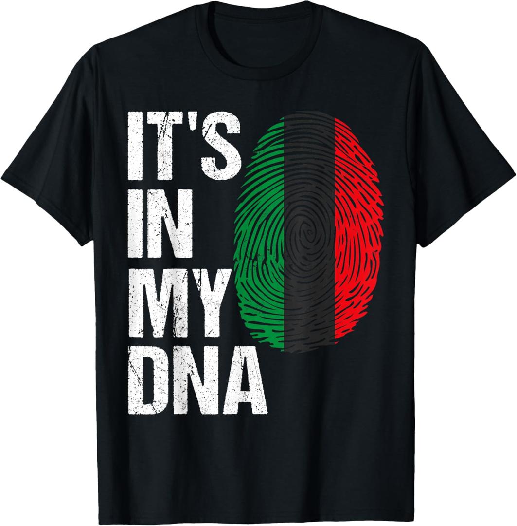 It's My DNA Pride African American Flag Black Liberation T-Shirt S