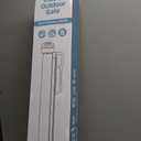 Retractable Baby Gate 34" Tall Expands  Wide Indoor Outdoor White