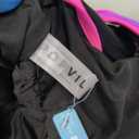 Popvil Pink, Black & Purple One Piece Swimsuit Large