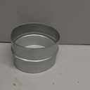 6'' Inch Galvanised Steel - Metal Duct Connector, Straight Pipe Coupler