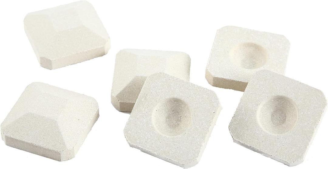 48-Pack Lynx Briquettes Premium Ceramic Briquette Replacement Parts for for Lynx Gas Grill Models L27, 2BR27FR, L27-1, L27-2, L27F-1, L27F