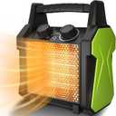 Gardtech Outdoor Heater for Patio, Electric Space heater with Overheat Protection, 1500W Fast Heat PTC Ceramic Portable Garage Heater for Workshop, Greenhouse