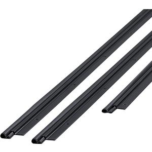 M-D Building Products 11825 36 in. x 84 in. Black Flat-Design Aluminum and Vinyl Screw-on Top and Sides Door Seal Kit