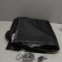 CADARA Fireplace Blocker Blanket Stops Heat Loss, Magnetic Fireplace Draft Stopper, Indoor Fire Place Draft Cover with Hook and Loop Tapes, Cold Air Blocker Save Energy, Black 42" W x 36" H