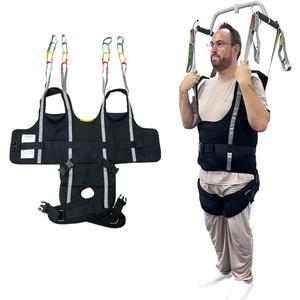 Pelvic Padded Patient Lift Walking Sling,Portable Standing Harness to People/Handicap for Ambulating Support Training,500 lbs Safety Loading -Large Size