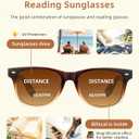 LADEESSE 3 Pack Bifocal Reading Sunglasses for Women, UV400 Sun Readers Glasses Spring Hinge Outdoor Sunglasses