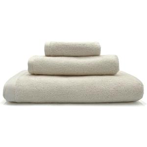 Lincoln & Palm 3 Piece Turkish Towels Set, Thick, Soft, Plush 700 GSM Spa & Hotel Quality, Silver Infused SILVERbac | Bath 58x30, Hand 30x16, Face Wash Cloth 13x13 (3 Piece Towel Set, Ivory)