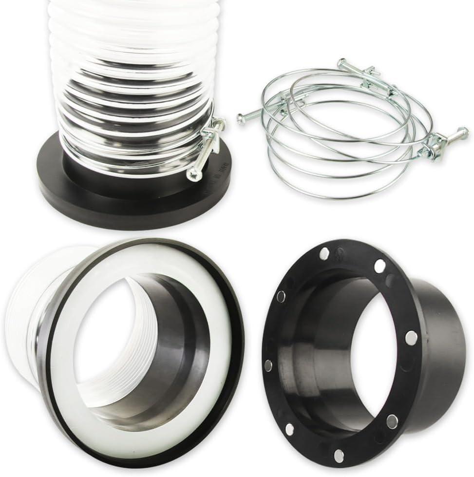 O'SKOOL 4" Port Magnetic Dust Collector System, Magnetic Dust Collection Fittings for Dust Collector/Vacuum Fittings