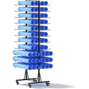 Rolling Large Blueprint Holder, 22 Tier Blueprint Storage Rack Metal