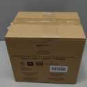 Amazon Basics Electric Stainless Steel Kettle for Tea and Coffee, BPA-Free, Fast Boiling, Auto Shut-Off, 1 Liter, 1500W, Black and Silver