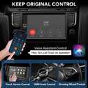 Wireless Carplay Adapter for Apple Carplay Wireless Adapter Convert Wired to Wireless CarPlay Dongle for Wireless Control Plug & Play Fit for Cars from 2015 for iPhone, White