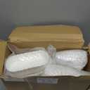 LemonRoad 12 Piece Oven-safe Porcelain Bakeware Set, Including 6 Pcs 6oz Round Ramekins and 6 Pcs 8oz Oval Baking Dishes, Perfect for Crme BrLe, Lava Cake, Souffls, and More, White