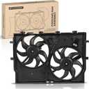 A-Premium Engine Radiator Cooling Fan Assembly Compatible with Select Ram Models - ProMaster 1500 2500 3500, 2014-2023, 3.0L/3.6L - Withouy Air Conditioning