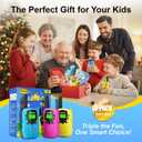 Walkie Talkies for Kids Games Outdoor Toys for 3-12 Year Old Boys Girls, 3 Miles Long Range Walkie Talkie to Camping Hiking, 4 Year Old Girl Birthday Gifts for 3 4 5 6 7 8 9 Year Old Boy Girl Gift