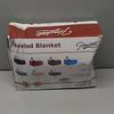 Homemate Electric Heated Blanket Twin Size - 62"x84" Heating Blanket Twin Size 1/2/4/6/8 Hours Auto-Off 10 Heat Level Over-Heat Protection Flannel Sherpa ETL Certification (01 - Light Grey)