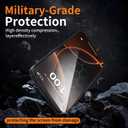 X-it 2 Packs Screen Protector for iPhone 16 Plus 6.7-inch - [Auto-Dust Removal] 9H+ Tempered Glass [10X Military Protection], Bubble Free, Case Friendly (Clear)