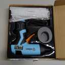 GoGonova Cordless Hot Glue Gun, 15s Fast Preheating with 2Ah Built-in Battery Hot Melt Glue Gun, Smart Power-Off, Kit with 25 Pcs Premium Mini Glue Sticks and USB-C Charging Port (Blue)