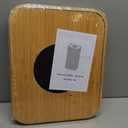 26 Gallon (100L) Recycling Bins for Kitchen with Bamboo lid, Black