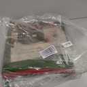 ZOBER Christmas Ornament Storage Box - Stores 64 3" Ornaments, With Dividers - Ornament Organizer Storage Box, Durable Christmas Containers Holder, Dual Zipper - Green