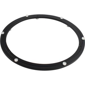 TamBee 16 Inch Lazy Susan Hardware Heavy Duty Metal Rotating Hardware Large Turntable Bearing Ring Lazy Susan Kit Parts Mechanism for Puzzle Board, Dining Tables(Base Only, Black)