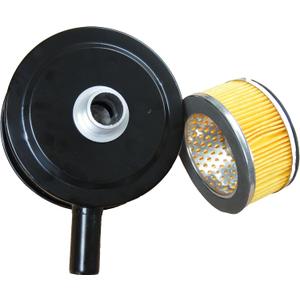 Air Compressor Intake 6" Air Filter Silencer 1" MPT Paper Cartridge Metal House MAF005