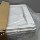 Clear Acrylic Dog Playpen Indoor, Puppy Cat Small Pet Play Pen, Pet Cat Playpen for Rabbits, Dog Fence Crate Kennel Whelping Cage (White, 10 Panel)