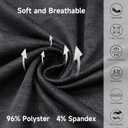 M MAELREG Golf Shirts for Men Moisture Wicking Jacquard Textured Active Casual Sport Collared Dry Fit Polos for Men Dark Grey Heather (Large)