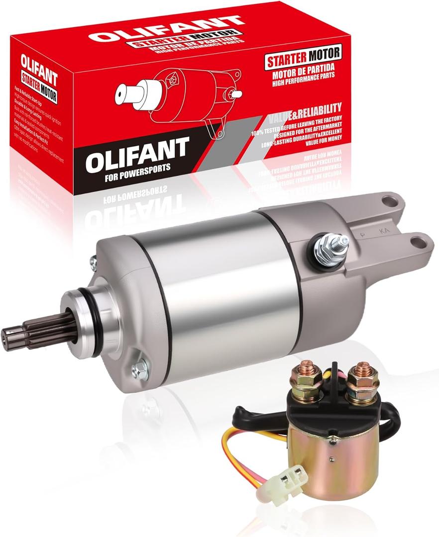 Starter for Honda Foreman Rubicon 500 TRX500FA 2001-2014 TRX500FGA TRX500FPA Rincon GPS 31200-HN2-A01 31200-HN2-003 Olifant