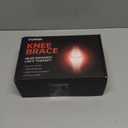 Upgraded PRO Red Light Therapy Knee Brace & 4 Vibration Massage - Rechargeable Controller, 660nm&850nm Red Light Therapy Heated Device for Knee/Elbow/Shoulder