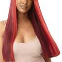 Outre Color Bomb Synthetic HD Lace Front Wig - INANNA, Long Straight Hair Wigs with High Heat Resistant Wigs (DRSDSSUNFINI)