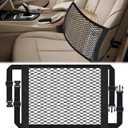 Front Seat Organizer, Car Seat Organizer, Double Layer Front Seats Versatile Elastic Organizers Net, Storage Mesh Nets for Seats, Universal Car Accessories for Most Vehicles