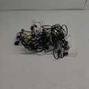 Brightever 50FT Outdoor String Lights Waterproof, 2700K Bright LED Patio Lights with 27 ST38 Shatterproof Vintage Bulbs, Retro Connectable Edison String Lights for Outside, Garden, Balcony, Porch (50FT-Warm White, Black Wire)