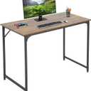 BestOffice Computer Desk Home Office Desk 39 inches Gaming Desk Multi-Function Writing Table Student Art Modren Simple Style PC Wood and Metal Desk Workstation for Small Space, Vintage