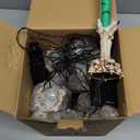 Halloween Decorations, 2 x 6 Pack Skeleton Hands Hold Lighted Candle Stakes, Waterproof Battery Operated Pathway Decor with Timer, Light Up for Tabletop Indoor Outdoor Party Lawn Yard Garden